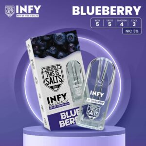 INFY POD พอตหัวใส กลิ่นบลูเบอรี่ Blueberry ใช้กับเครื่อง Relx Infinity