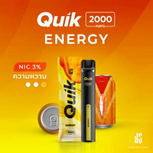 KS Quik 2000 Puffs กลิ่น Energy