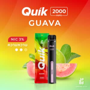 KS Quik 2000 Puffs กลิ่น Guava